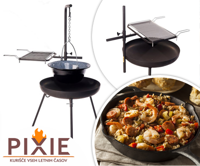 Večnamensko kurišče Pixie 4v1, kuhanje, pečenje Večnamensko kurišče Pixie 4v1, kuhanje, pečenje