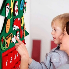 AdventTree, božično drevo iz filca s koledarjem!