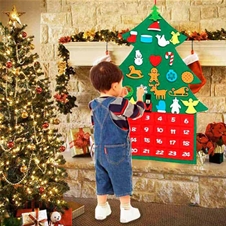AdventTree, božično drevo iz filca s koledarjem!