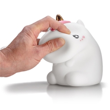 Mehka silikonska LED nočna lučka, 3 modeli