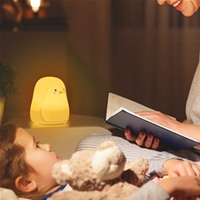 Mehka silikonska LED nočna lučka, 3 modeli