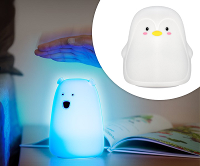Mehka silikonska LED nočna lučka, 3 modeli Mehka silikonska LED nočna lučka, 3 modeli