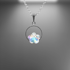 Ročno izdelana unikatna verižica White Rose