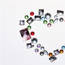 Ročno izdelana unikatna verižica White Rose