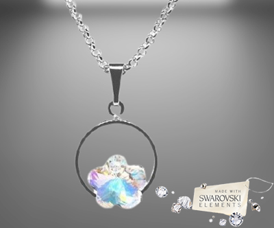 Ročno izdelana unikatna verižica White Rose