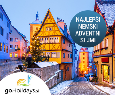 goHolidays: najlepši nemški adventni sejmi, 2 dni goHolidays: najlepši nemški adventni sejmi, 2 dni