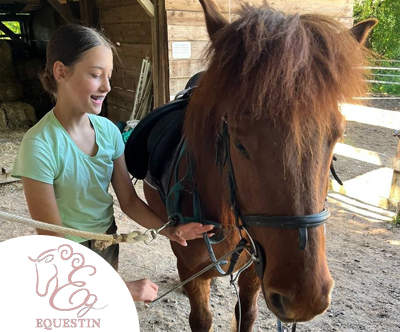 Equestin šola jahanja, sprehod na konju za otroke Equestin šola jahanja, sprehod na konju za otroke
