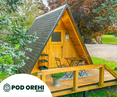 Resort pod orehi, glamping Nebo, Bled