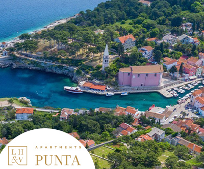 Apartmaji Punta 4*, Veli Lošinj, Hrvaška