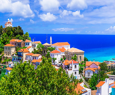 Hotel Pigi 2* na otoku Samos v Grčiji