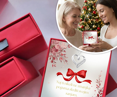 Srebrna verižica z osebnim posvetilom Srebrna verižica z osebnim posvetilom