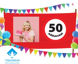 Personalizirani rojstnodnevni transparent za obletnice