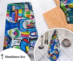 Energijska kuhinjska krpa za srečo in uspeh