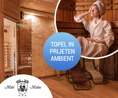 Hotel Medno: 2-urno savnanje za 1 osebo Hotel Medno: 2-urno savnanje za 1 osebo