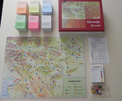 Družabno-miselna igra Kviz Slovenija in svet