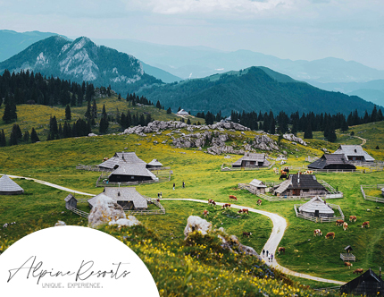 Koča Neža, koča Korošica, Velika Planina