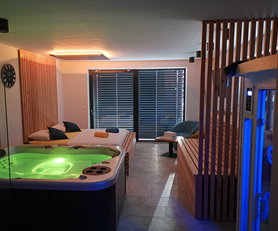 Sunrise Banovci, wellness soba: oddih v Prlekiji Sunrise Banovci, wellness soba: oddih v Prlekiji