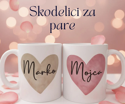 Čudovit darilni set 2 personaliziranih skodelic Čudovit darilni set 2 personaliziranih skodelic