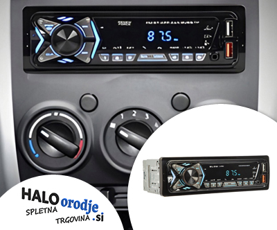 Kvaliteten 1DIN LCD FM avtoradio, daljinec Kvaliteten 1DIN LCD FM avtoradio, daljinec