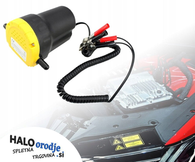 12 V črpalko - pumpo za pretakanje olja in dizla!