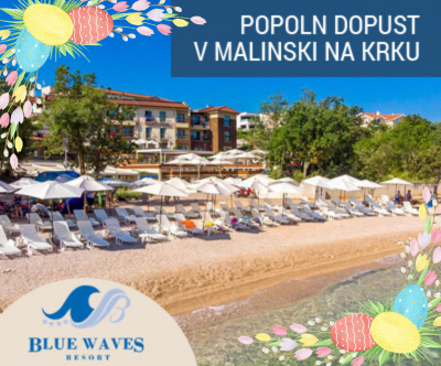 Blue Waves Resort 4*, Malinska, Krk: praznični oddih