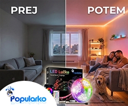 Pametle led lučke z aplikacijo, 16 milijoni barv