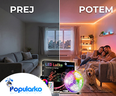 Pametle led lučke z aplikacijo, 16 milijoni barv Pametle led lučke z aplikacijo, 16 milijoni barv