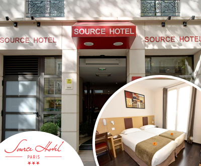 Source Hotel Paris 3*, romantičen oddih z zajtrkom