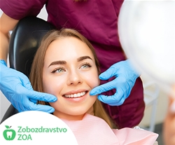 Zobozdravstvu ZOA, beljenje zob in stomatološki pregled