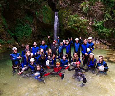 Outdoor Slovenija; adrenalinska avantura - soteskanje Outdoor Slovenija; adrenalinska avantura - soteskanje