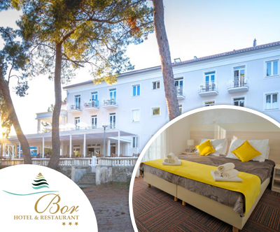 Hotel Bor 3*, Krk: 2x nočitev z zajtrkom