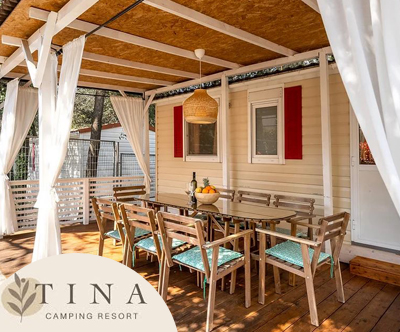 Najem mobilne hiške Superior; Camping Tina 4* Vrsar