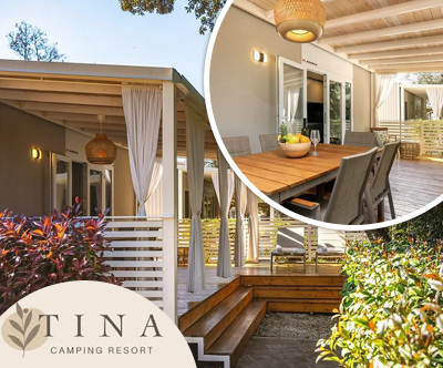 Najem mobilne hiške Premium; Camping Tina 4* Vrsar