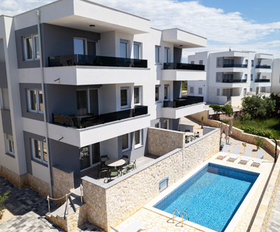 Meridian pool residences, Novalja, Pag, najem