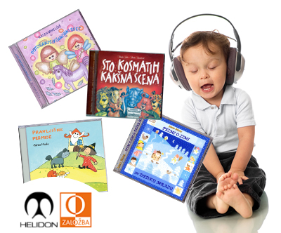 Komplet 4 zgoščenk z otroškimi pesmicami Komplet 4 zgoščenk z otroškimi pesmicami