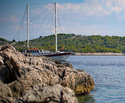 Ladja Gulet Prvi Odisej: križarjenje po Jadranu