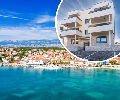 Apartmaji Noelia, Novalja, najem apartamaja Pag