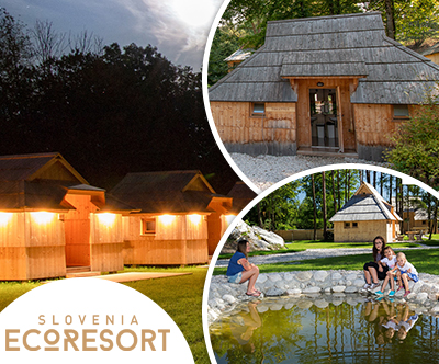 Slovenia Eco resort, glamping hiške: oddih v naravi