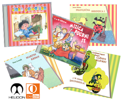 Komplet 5 zgoščenk z otroškimi pravljicami