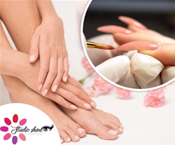 Lepotni studio Shine: estetska pedikura, lakiranje