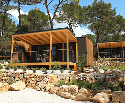 Pine beach resort, Pakoštane: mobilne hiške