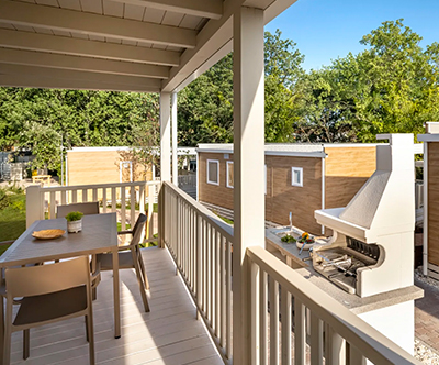 Kamp Valkanela, Vrsar: mobilne hiške Premium BBQ