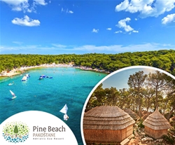 Pine beach resort, Pakoštane: mobilne hiške