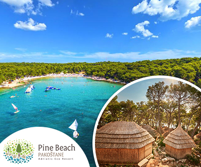 Pine beach resort, Pakoštane: mobilne hiške