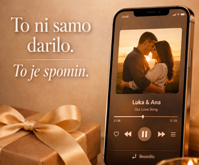 Najbolj osebno darilo: personalizirana pesem po meri