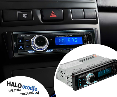 Kvaliteten 1DIN LCD FM avtoradio, daljinec Kvaliteten 1DIN LCD FM avtoradio, daljinec