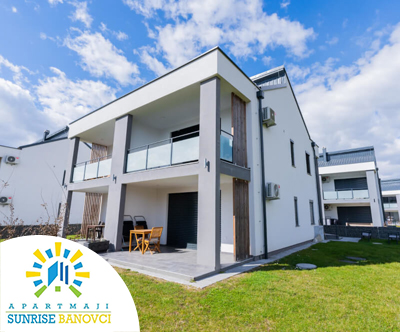 Apartmaji Sunrise Banovci: 2x nočitev Apartmaji Sunrise Banovci: 2x nočitev