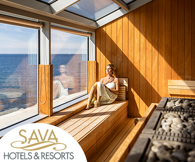 Wellness Benedicta, Portorož: savna in kopanje