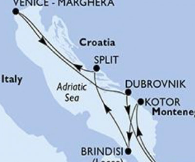 Križarjenje z MSC Armonia Italija-Hrvaška-Črna gora Križarjenje z MSC Armonia Italija-Hrvaška-Črna gora
