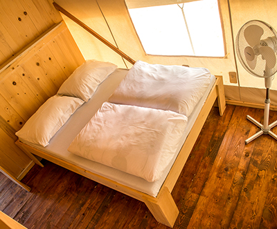 Kamp Veli Jože, Savudrija: glamping šotor